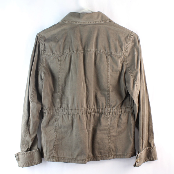 Caslon Gray Jacket XS Button Up 100% Cotton