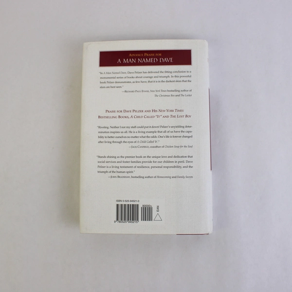 A Man Named Dave by Dave Pelzer Inspiring Conclusion To His Story 1999 HC DJ