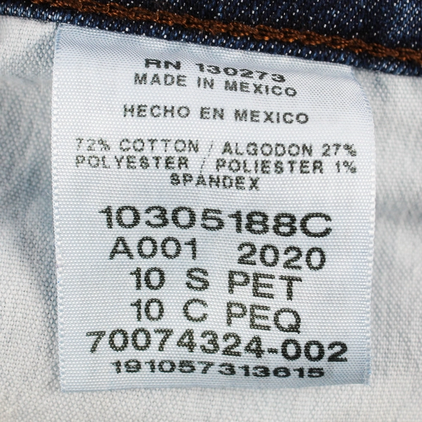 Lee Relaxed Fit Medium Wash Tapered Jeans Women's Size 10 Petite