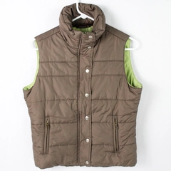 Capri Brown Vest With Green Lining Women's Size Medium