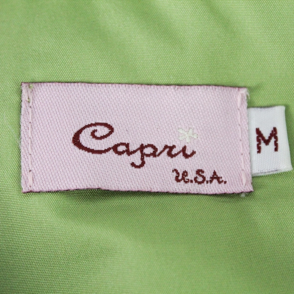 Capri Brown Vest With Green Lining Women's Size Medium