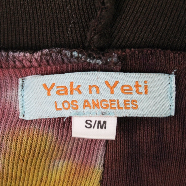 Yak n Yeti Multicolor Patchwork Boho Zip-Up Jacket Women's Size S/M