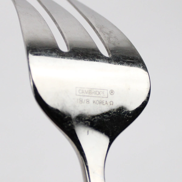 Lot of 4 Cambridge Flatware Contempra Stainless 3 Salad Forks & 1 Serving Fork