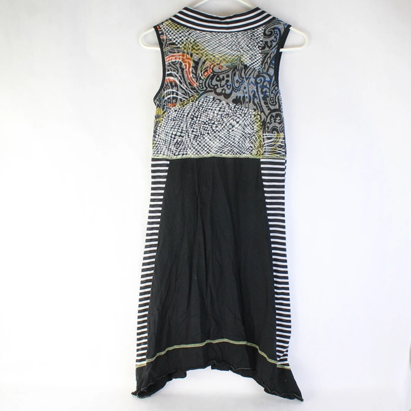Linea Domani Multicolor Striped Knee-Length Sleeveless Dress Women's Size XS