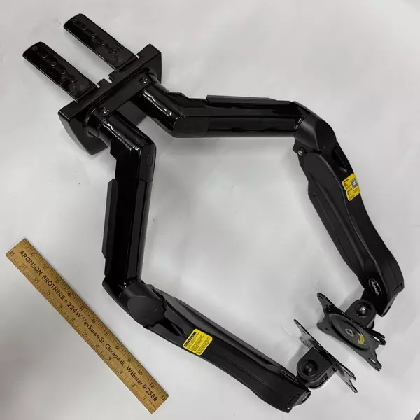 HUANUO Double Arm Monitor Computer PC Screen Display Mount