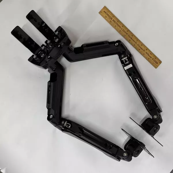 HUANUO Double Arm Monitor Computer PC Screen Display Mount