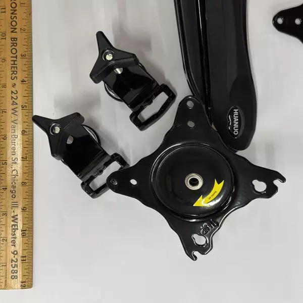 HUANUO Double Arm Monitor Computer PC Screen Display Mount