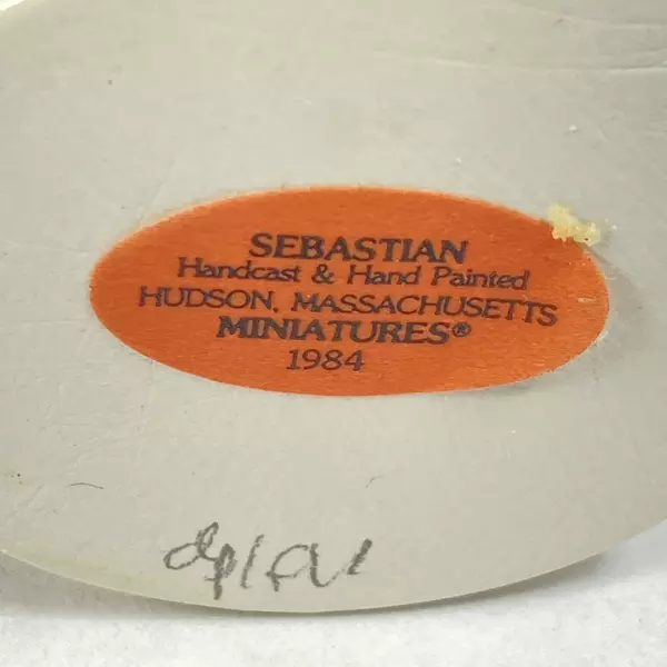 1984 Sebastian Chris Carpenter Miniature Figurine 4.5" with Original Box