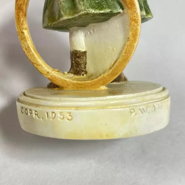 Vintage 1953 Sebastian Miniature Figurine "Games In The Springtime" #6232