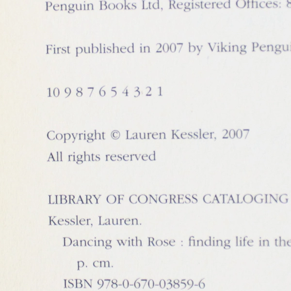 Dancing with Rose by Lauren Kessler (2007, Hardcover)