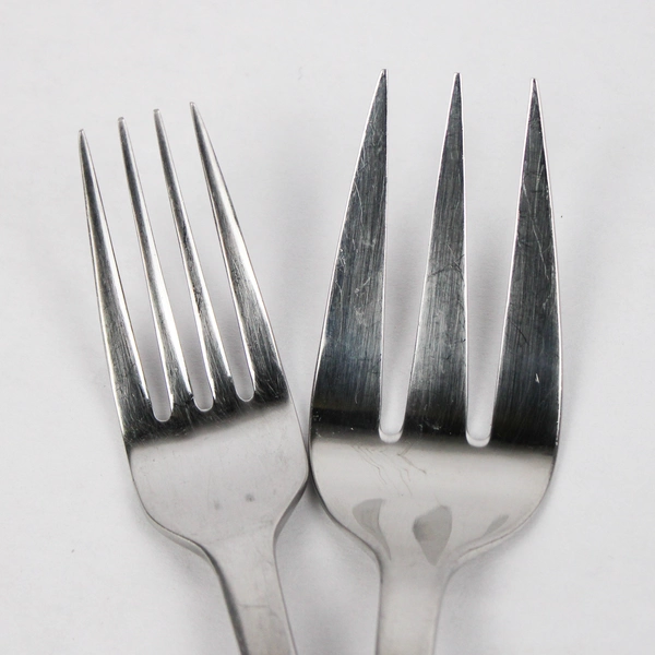 Lot of 3 Cambridge Flatware Triumph Stainless 2 Regular Forks & 1 Serving Fork