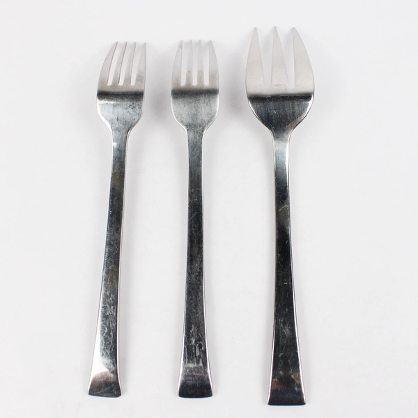 Lot of 3 Cambridge Flatware Triumph Stainless 2 Regular Forks & 1 Serving Fork