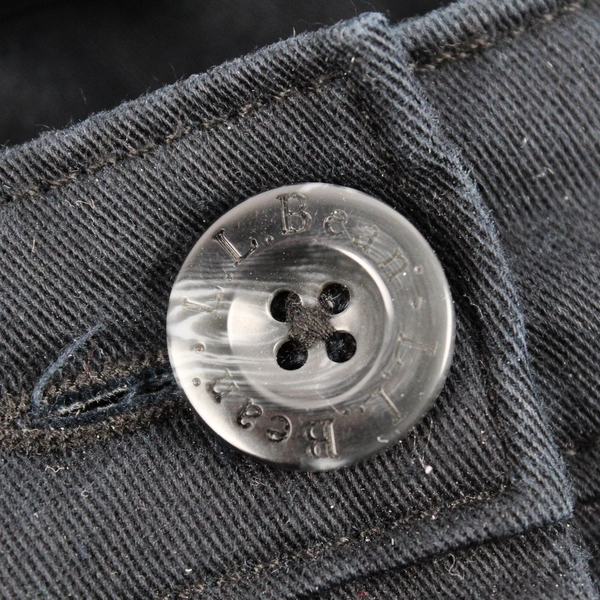 L.L. Bean Classic Fit Solid Black Bermuda Shorts Women's Size 12