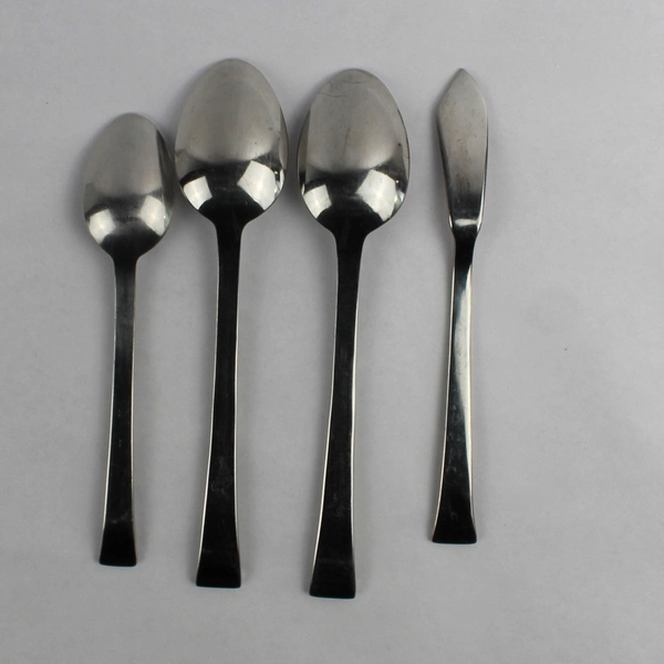 Lot of 4 Cambridge Flatware Triumph Stainless 3 Spoons & 1 Butter Knife