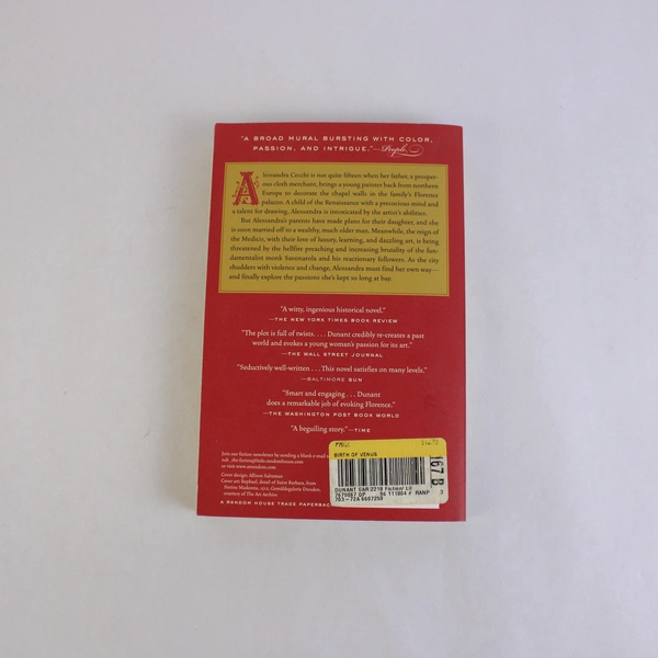 The Birth of Venus A Novel by Sarah Dunant 2004 Paperback