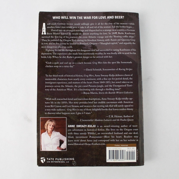 Grog Wars by Anne Sweazy-Kulju 2014 Paperback Historical Fiction Signed