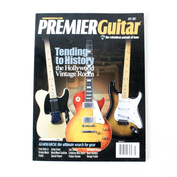 Premier Guitar Magazine July 2007 Trending To History