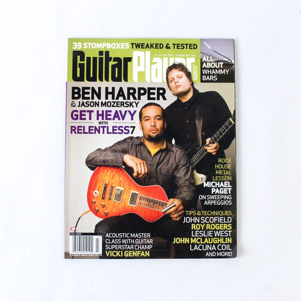 Guitar Player Magazine July 2009 Ben Harper Jason Mozersky Michael Paget John