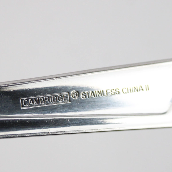 Lot of 4 Cambridge Flatware Diego Sand Stainless Teaspoons Spoons