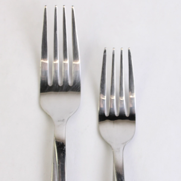 Lot of 6 Cambridge Flatware Diego Sand (Stainless) 5 Regular Forks & Salad Fork