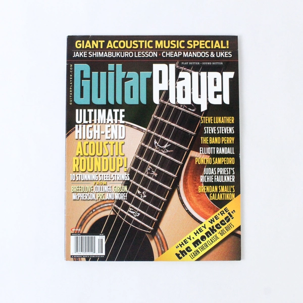 Guitar Player Magazine August 2013 Giant Acoustic Special Steve Lukather