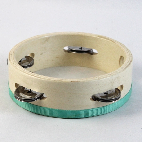 Maison Battat Bee-Themed Wooden Tambourine Music Toy