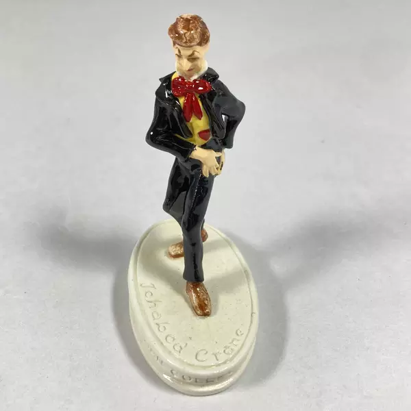 1981 Sebastian Ichabod Crane Miniature Figurine with Box & Leaflet 3.5"