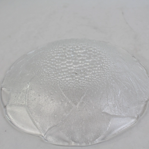 Set Of 4 Embossed And Frosted Sunflower Salad Bowls 8.5 Inch