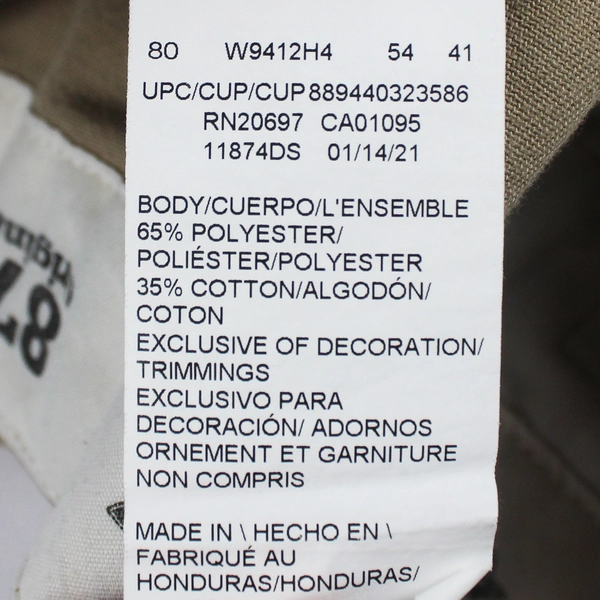 Dickies 847 Original Fit Khaki Pants Men's Size 42x28 Flawed