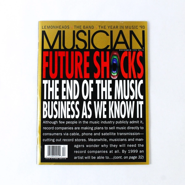Musician Magazine December 1993 Future Shocks