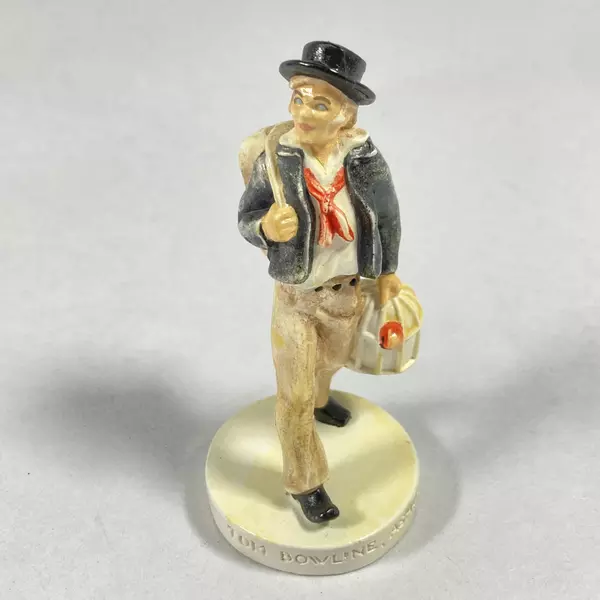 Vintage 1959 Sebastian Miniature Figurine Tom Bowline #6246 with Box