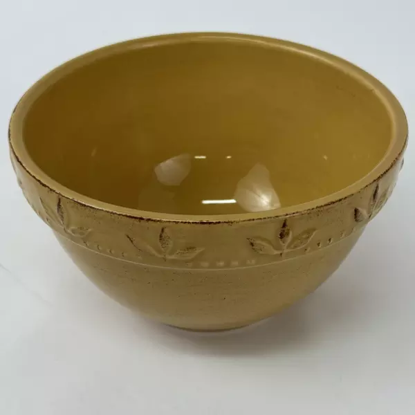 Signature Debbie Segura Sorrento 6" Mustard Round Cereal Bowl