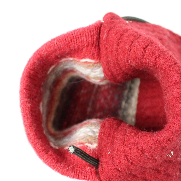 Multicolor Fruit Face Design Knit Crossbody Bag Women's Purse