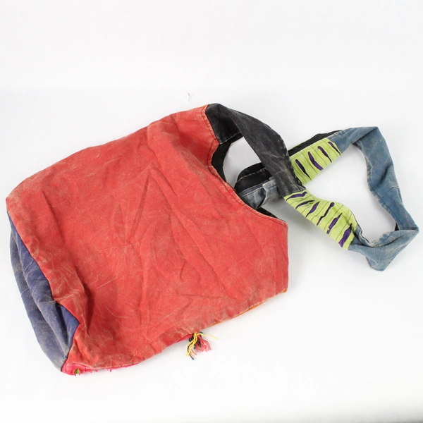 Bohemian Sun Moon Celestial Embroidery Eclectic Patchwork Crossbody Shoulder Bag