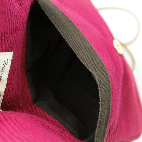 Vintage Gwen Jackson Magenta Pink Crossbody Bag Women's Purse Flawed