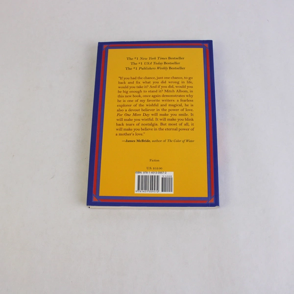 For One More Day by Mitch Albom 2006 Paperback Novel 1st Edition