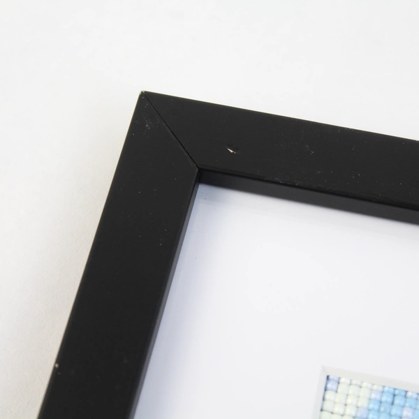 Framed Completed Parakeet Diamond Art Painting 12 x12 Inch