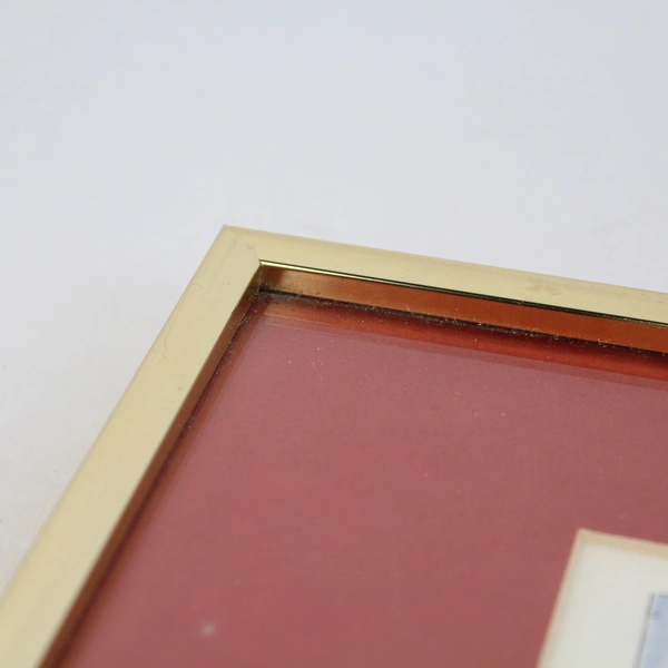 Framed Matted Christmas Watercolor The Best Things Are Tied With Heartstrings