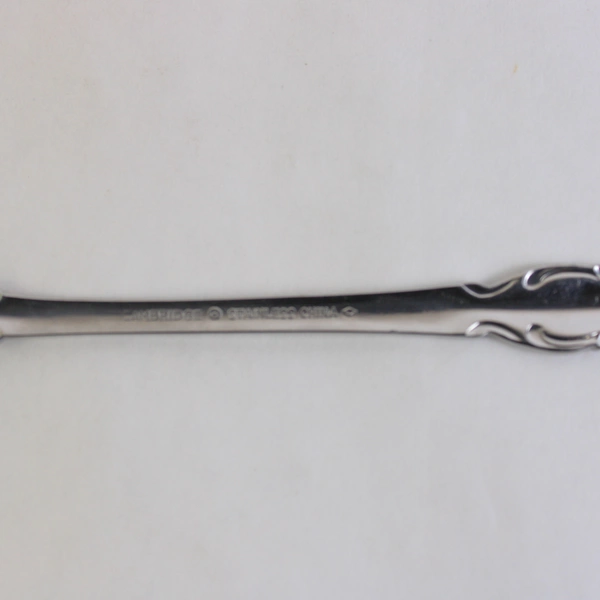 Lot of 6 Cambridge Flatware Jessica (Stainless) 4 Serving Spoons & 2 Forks