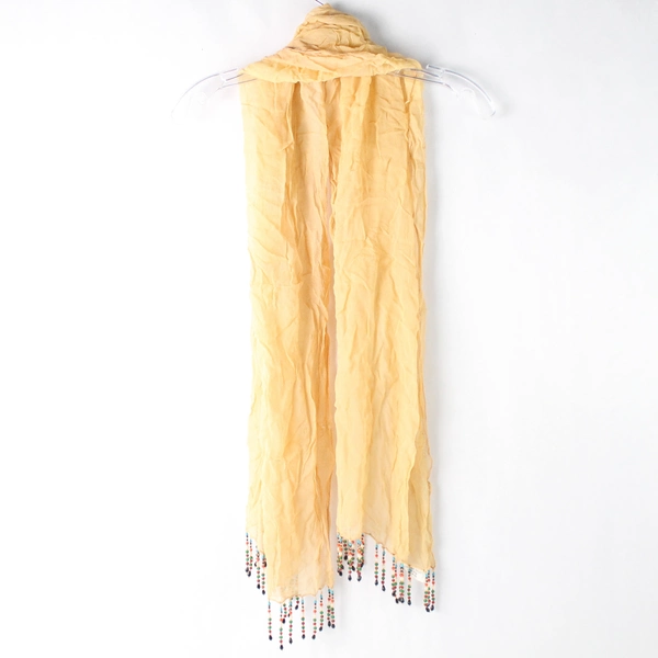 Sterling Styles Sheer Beaded Women's Scarf Fashion Accessory Flawed