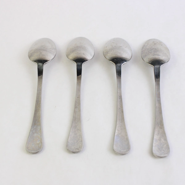 Lot of 4 Cambridge Flatware Eloquence (Stainless) Soup Spoons