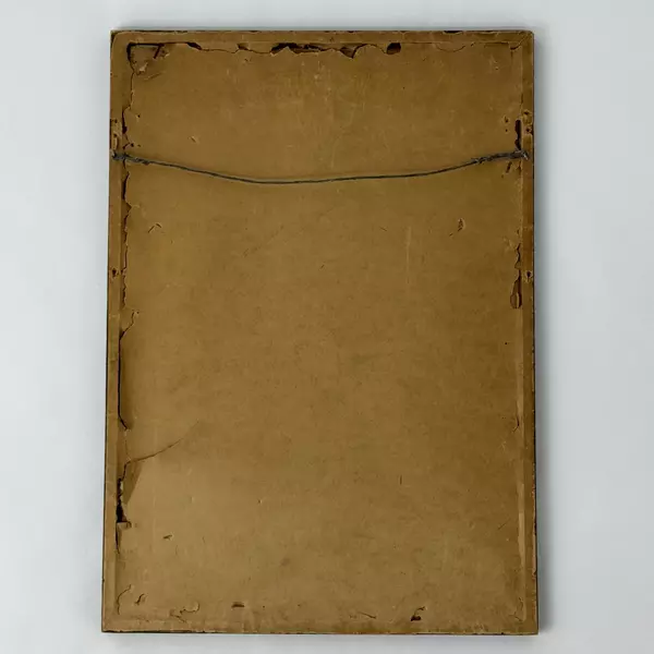 Framed 1858 Japanese Woodblock Print Matsunoo Temple Akasa by Utagawa Kunisada