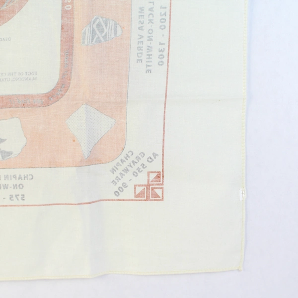 2015 Edge Of The Cedars State Park Museum Souvenir Bandana Scarf 21" x 21"