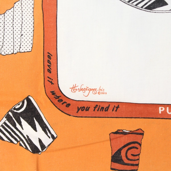 2015 Edge Of The Cedars State Park Museum Souvenir Bandana Scarf 21" x 21"