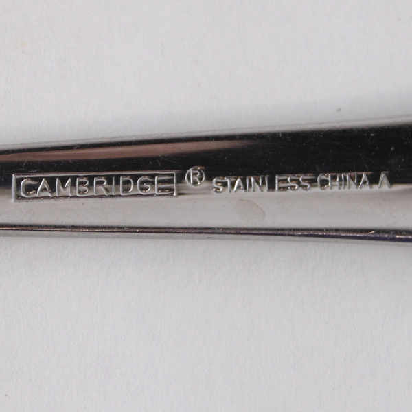 Lot of 9 Cambridge Dana Frost Frost Dinner Forks, 8.25" Stainless Steel Flatware