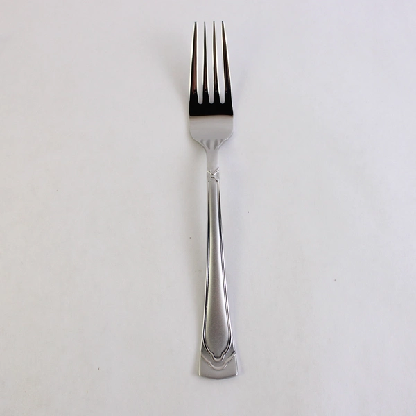 Lot of 7 Cambridge Dana Frost Frost Dinner Forks, 8.25" Stainless Steel Flatware