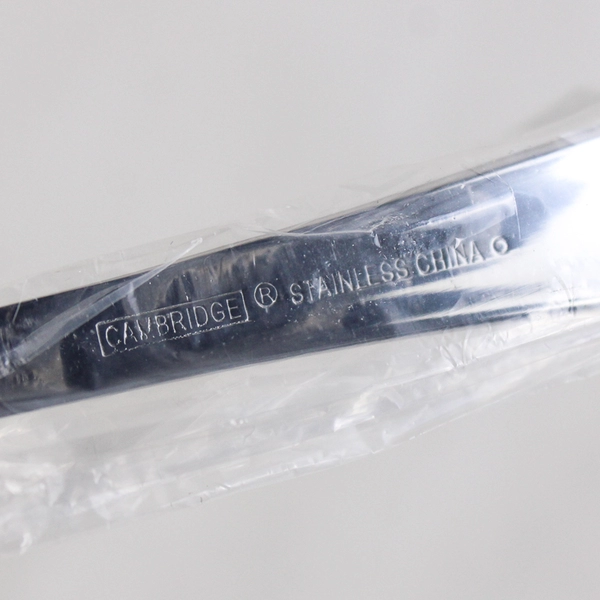 Lot of 7 Cambridge Dana Frost Frost Teaspoons, 6 7/8" Stainless Steel Flatware