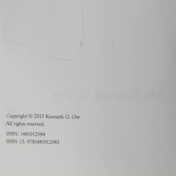 Red Blood Canyon by Kenneth G. Orr 2013 Signed Paperback 