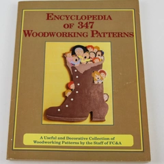 Encyclopedia of 347 Woodworking Patterns FC&A Paperback Book Good Condition