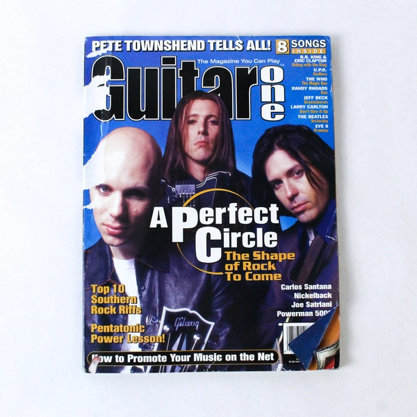 Guitar One Magazine September 2000 A Perfect Circle Pete Townshend The Who